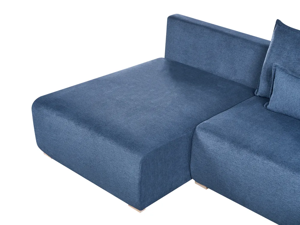 Modular U-Shape Sofa NERBO Fabric Blue_1035058