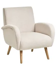 Armchair PLASSEN Fabric Light Beige_1012164