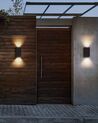 Set of 2 Outdoor LED Wall Lights Black ANDREWS_917083