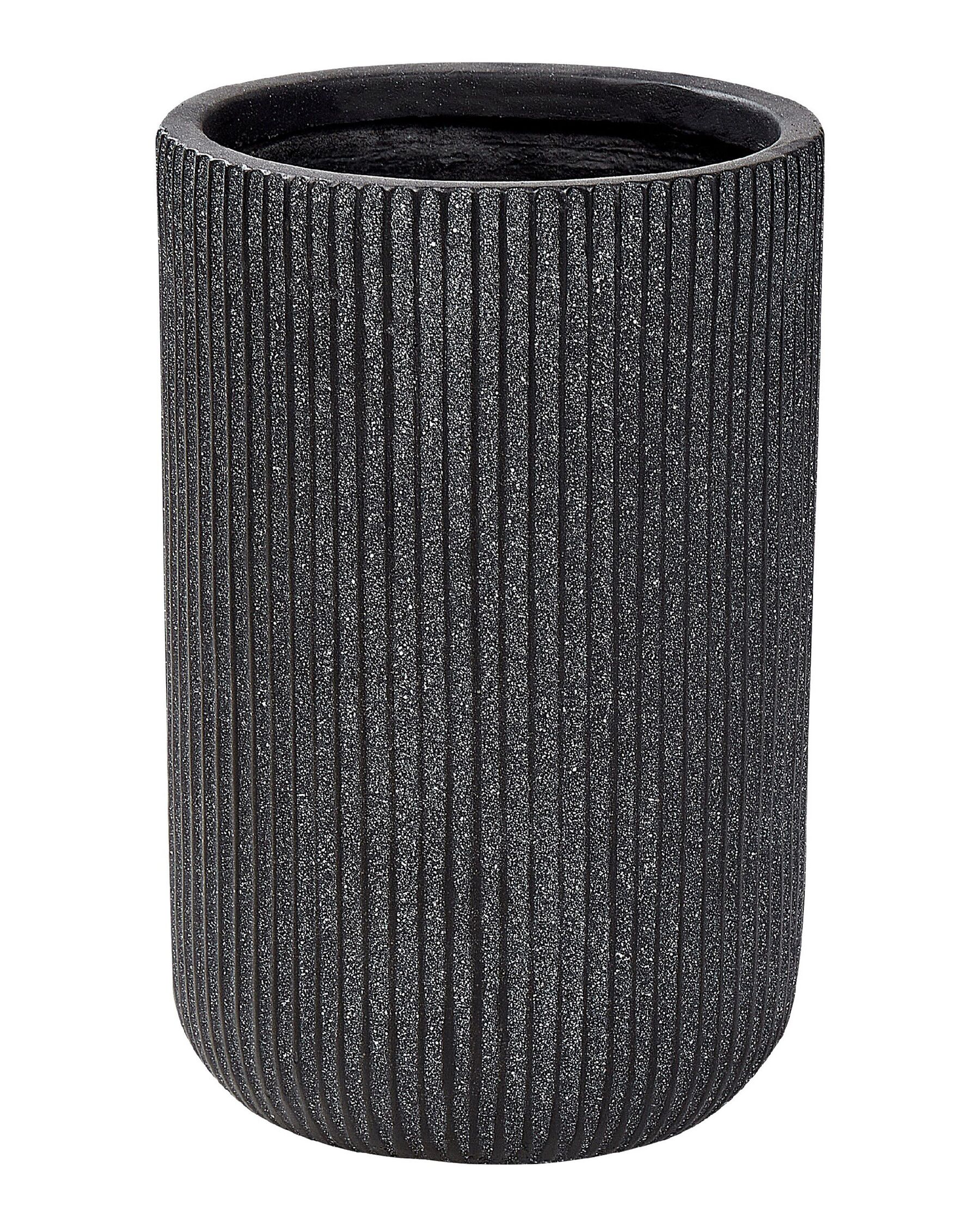 Vaso argilla nero ⌀ 25 cm EANTIO_871784