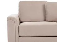 Corner Sofa 4 Seater KOHLO Fabric Taupe Left Hand_945141