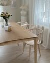 Dining Table 200 x 100 cm Light Wood ERMELO_924562