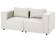 Divano modulare 2 posti AXEBO Bouclé Bianco sporco_1075457