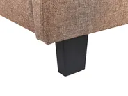 Bed Fabric LA ROCHELLE 180 x 200 cm (EU Super King) Brown_833082