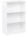 Regał na książki 3 półki ZEHNA 117 cm Biały