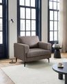 Armchair LOUSTO Fabric Brown