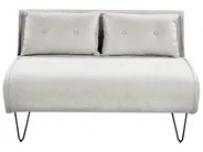 Sofa Bed 2 Seater VESTFOLD Fabric Light Grey_930427