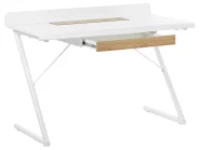 Biurko FOCUS 120 cm 60 cm z szufladami Biały_802311