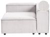 Corner Seat ARDAL Corduroy Off-White Left Hand