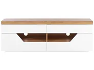 TV Stand CHEVAL Brown/ White_826916