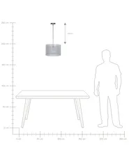 Pendant Lamp MEZEN Metal Grey_721670