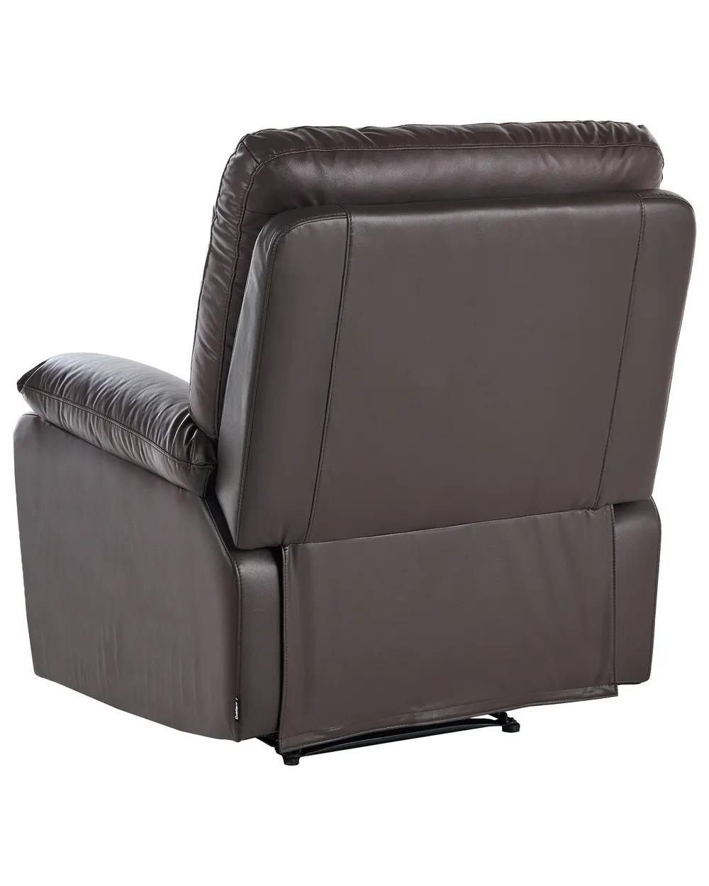 Recliner Chair BERGEN with Footrest Faux Leather Brown_681459