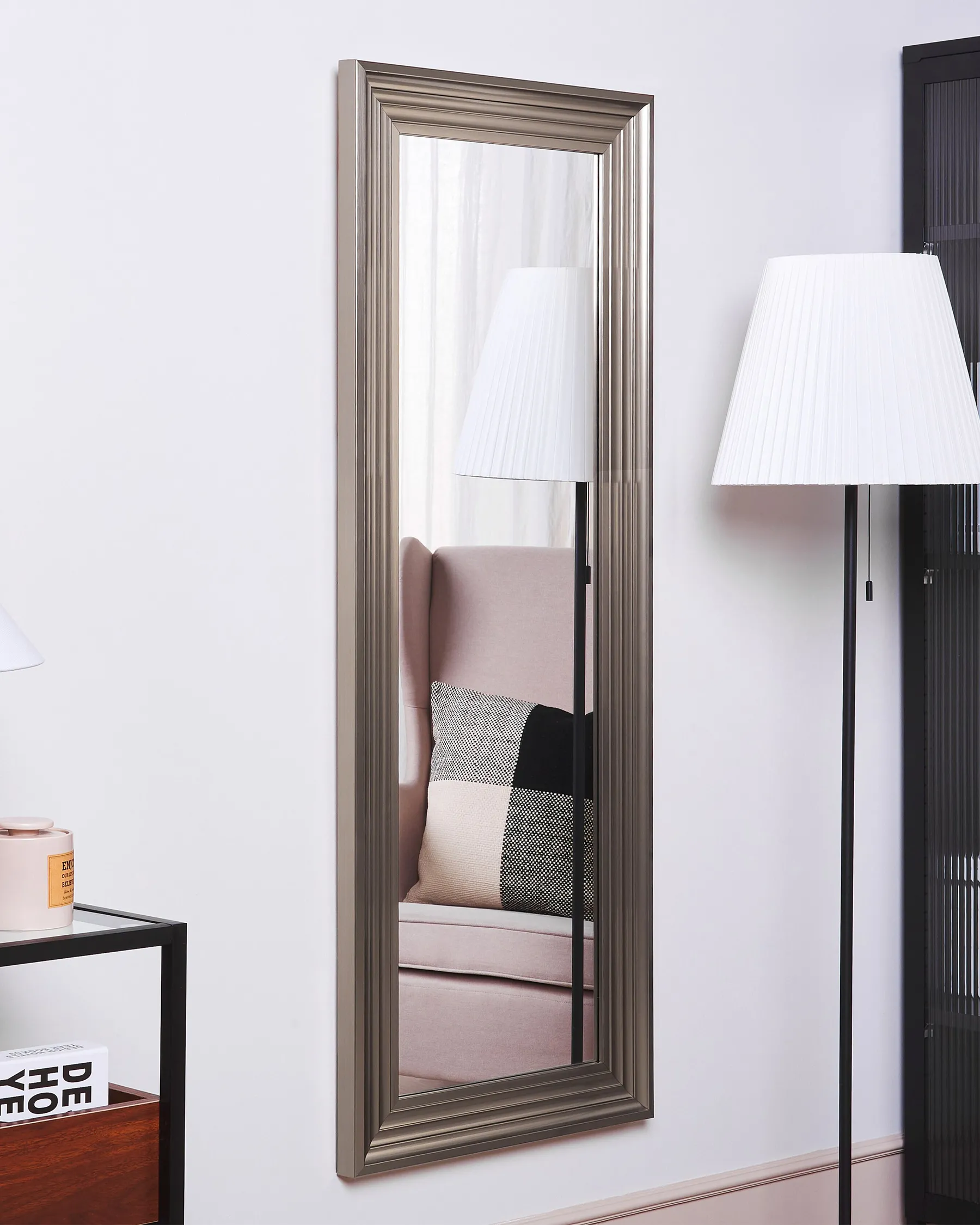 Wall Mirror CHATAIN 50 cm 130 cm Silver_712885