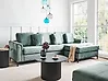 Corner Sofa OSLO Velvet Teal Left Hand