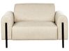 Conjunto de sofás 4 lugares em tecido creme ASKIM_917584