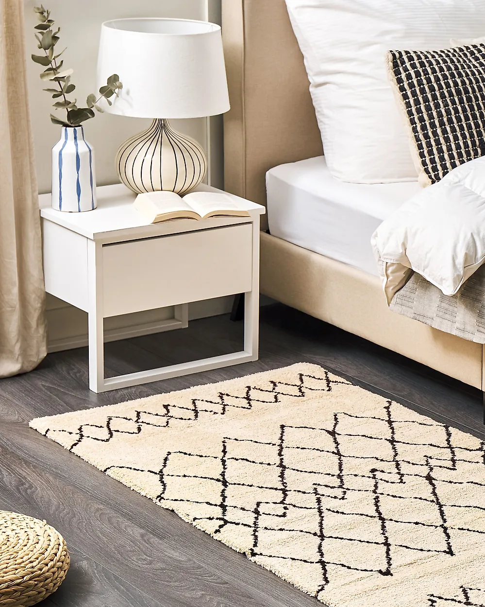 Rug HAVSA Beige 80 x 150 cm_1183309