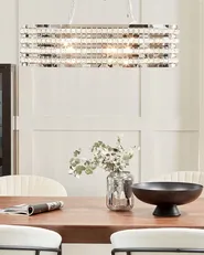 Pendant Lamp CAVONE Crystal Silver_685717