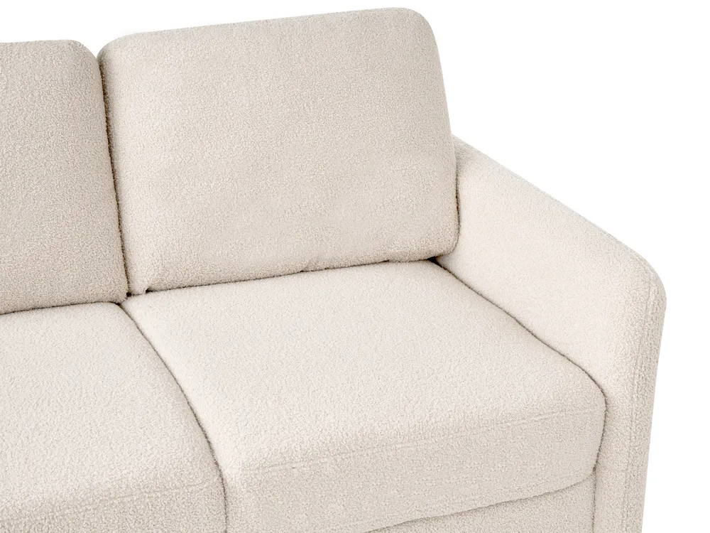 Living Room Set 5 Seater MARE Boucle Beige_1028849
