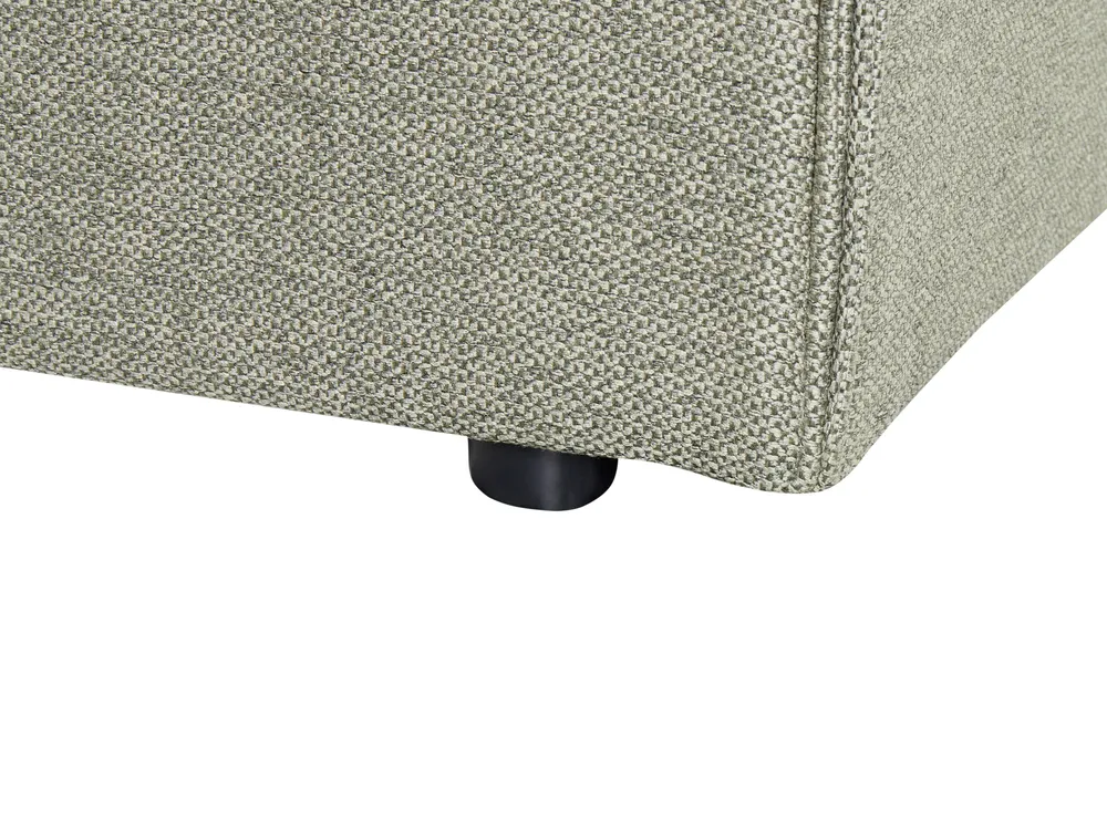 Waterbed Faux Linen LESTRE 180 x 200 cm (EU Super King) Green_962770