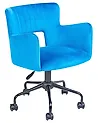 Desk Chair SANILAC II Velvet Blue