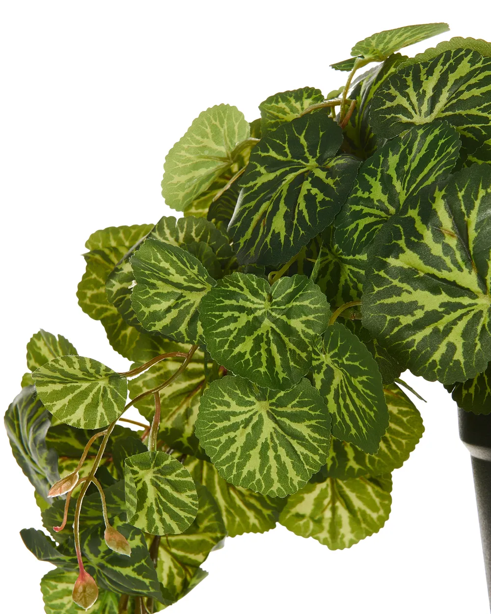 Pianta artificiale sospesa in vaso STRAWBERRY BEGONIA 37 cm Verde_947412