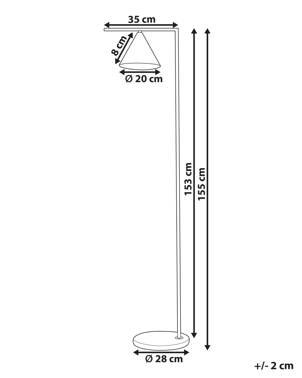 Floor Lamp MOCAL Metal Gold_867041