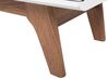 TV-Möbel dunkler Holzfarbton / weiss mit Schublade 149 x 35 x 44 cm DETROIT_732800