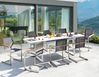 8 Seater Aluminium Garden Dining Set White and Grey VALCANETTO/COSOLETO_938426