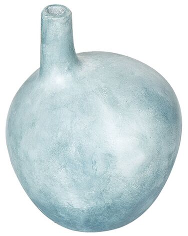Terracotta Decorative Vase 26 cm Blue BENTONG
