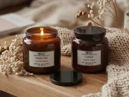 Set of 2 Scented Candles ABSOLUTE ALCHEMY Soy Wax Fresh Notes_874714