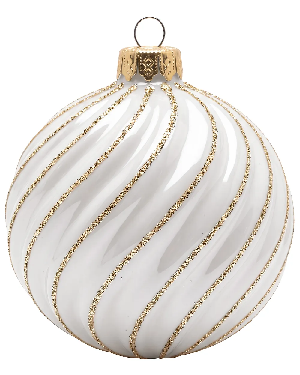 Conjunto de 21 bolas de Navidad FROSTGLOW Vidrio Blanco_1192247