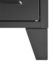 Storage Unit CARDIFF Metal Black_830278