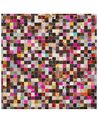 Cowhide Area Rug 200 x 200 cm Multicolour ENNE_747172