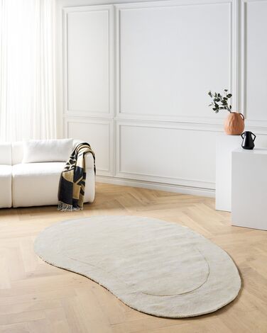 Teppe viskose 160 x 230 cm Beige MASSO