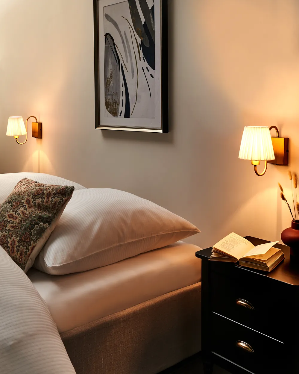 Zestaw 2 lamp ściennych TOLKA Metal Biały