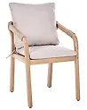 Garden Chair SUMBA Acacia Wood Light Brown