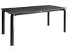 Stół ogrodowy FELETTO 180 cm 90 cm Kamień Czarny marmur