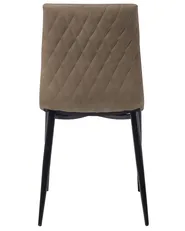 Set di 2 sedie da pranzo MONTANA Pelle sintetica Marrone chiaro_693020