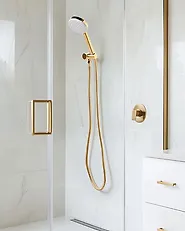 Shower Head and Hose Kit AYPATE Gold_1179067