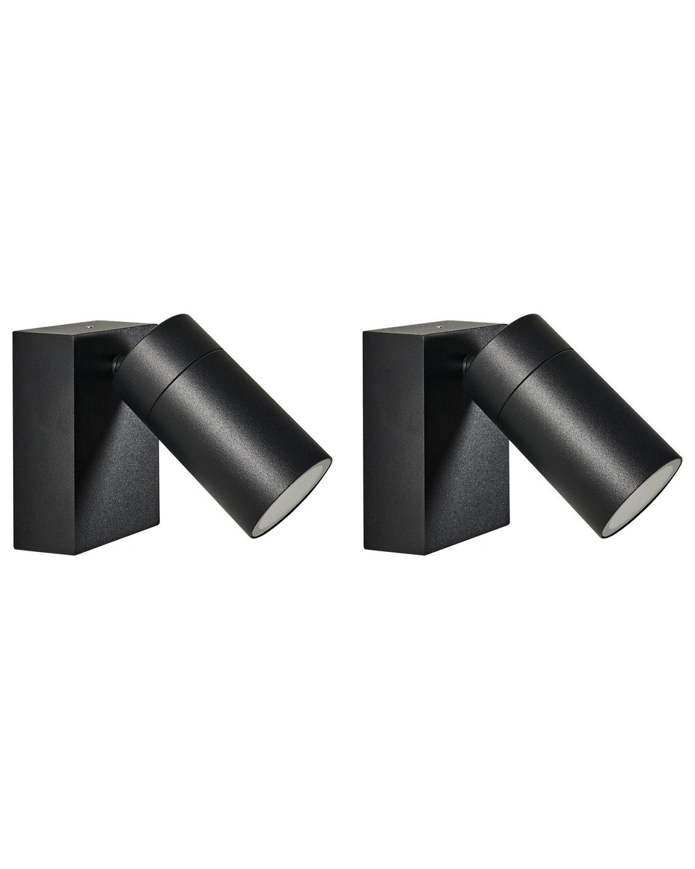 Set di 2 applique da esterno MANOR Nero