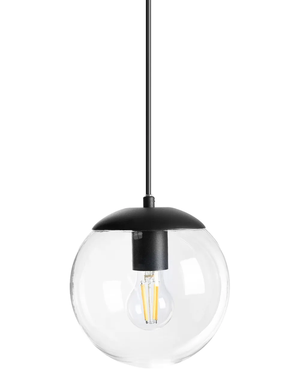 Lampada a sospensione da esterno BLEES Metallo Nero_1108515