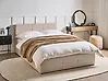 Lit ottoman MASSOGNES Bouclé Beige 140 x 200 cm