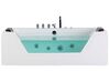 Whirlpool Badewanne weiss LED Unterwasserbeleuchtung 153 x 71 cm SAMANA_762948