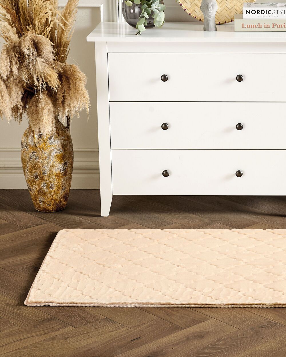 Kunstbontkleed GHARO Beige 80 x 150 cm