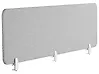 Desk Screen WALLY 180 x 40 cm Light Grey