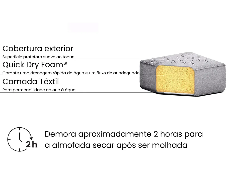Conjunto de 2 espreguiçadeiras com almofadas AMELIA Metal Cinzento claro_991693