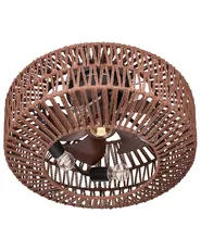 Plafondventilator met verlichting ESTERO met afstandsbediening Bruin_1125563