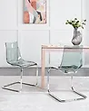 Set of 2 Dining Chairs MARSHALL Black