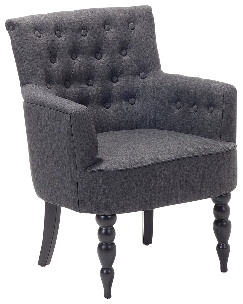 Sessel ALESUND Stoff Dunkelgrau