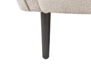 Left-Hand Chaise Longue CHEVANNES Boucle Light Beige_877213